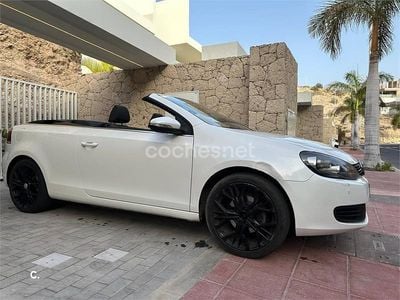 Usado VW Golf Cabriolet 105 CV (77 kW) 2013 Blanco Descapotable