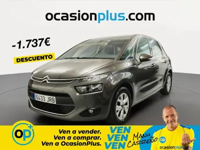 Usado Citroën C4 Feel 120 CV (88 kW) 2016 Marrón Monovolumen