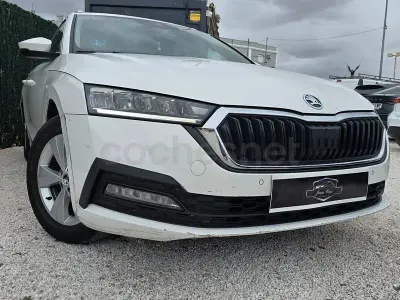 Usado Skoda Octavia Ambition 115 CV (84 kW) 2022 Blanco Familiar