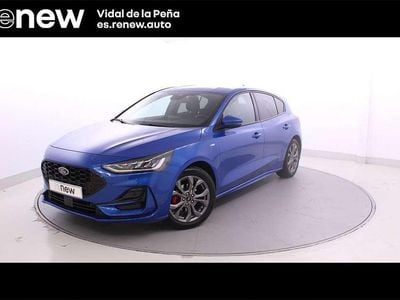 Begagnad Ford Focus ST-Line 125 HK (91 kW) 2023 Blå Sedan