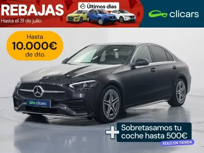 Usado Mercedes C200 204 CV (150 kW) 2022 Negro Berlina