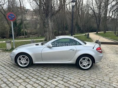 Usado Mercedes SLK200 163 CV (119 kW) 2004 Gris / plata Descapotable