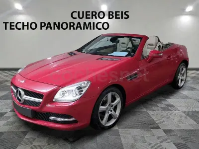 Usado Mercedes SLK250 204 CV (150 kW) 2011 Rojo Descapotable
