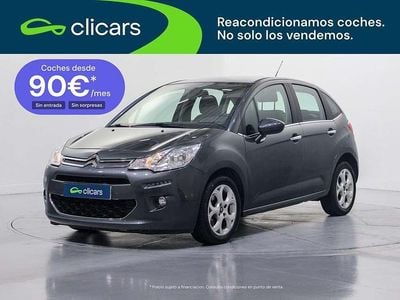 Usado Citroën C3 PureTech 82 CV (60 kW) 2016 Gris Utilitario