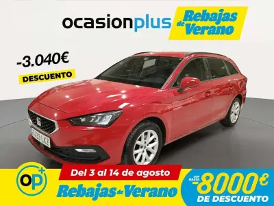 Usado Seat Leon ST Style 150 CV (110 kW) 2020 Rojo Familiar