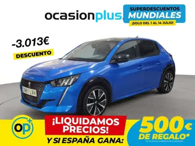 Usado Peugeot 208 GTi 102 CV (75 kW) 2022 Azul Utilitario