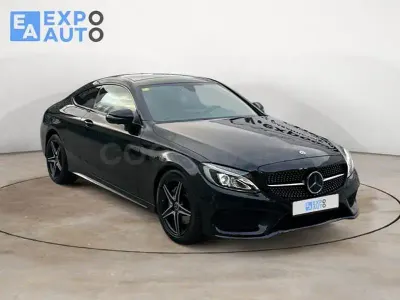 Käytetty Mercedes C220 194 HP (142 kW) 2018 Musta Coupe - kaksiovinen