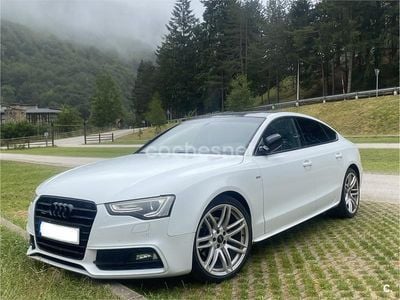 Usado Audi A5 Sportback 190 CV (139 kW) 2015 Blanco Utilitario