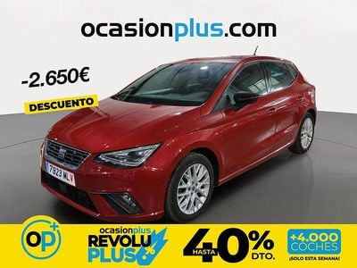 Usado Seat Ibiza FR 110 CV (80 kW) 2023 Rojo Berlina