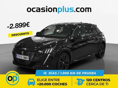 Usado Peugeot 208 GT 100 CV (73 kW) 2024 Negro Utilitario