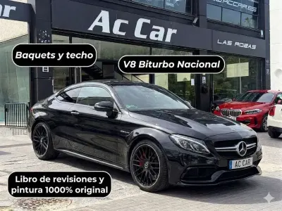 Usado Mercedes C63 AMG AMG 510 CV (375 kW) 2016 Negro Coupe