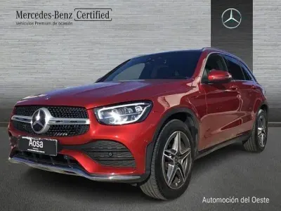 Usado Mercedes GLC220 AMG line 194 CV (142 kW) 2019 Rojo SUV
