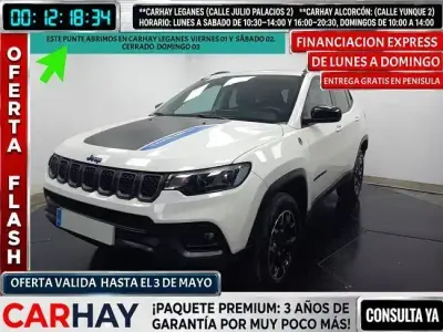 Occasion Jeep Compass Trailhawk 241 ch (177 kW) 2022 Blanc SUV