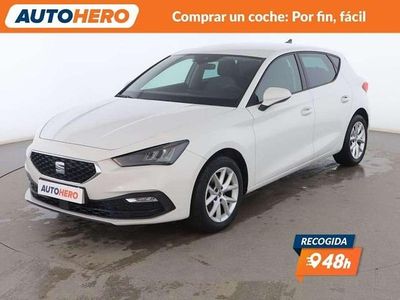 Usado Seat Leon Style 116 CV (85 kW) 2021 Blanco Berlina