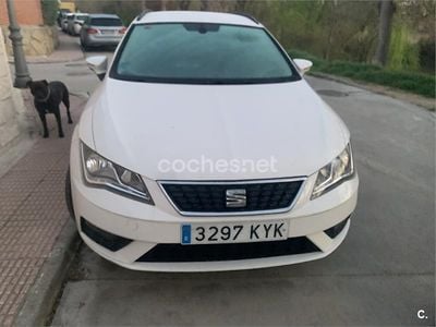 Usado Seat Leon ST Style 115 CV (84 kW) 2019 Blanco Familiar