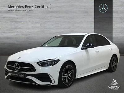 Brugt Mercedes C200 AMG line 163 HK (119 kW) 2023 Hvid Sedan