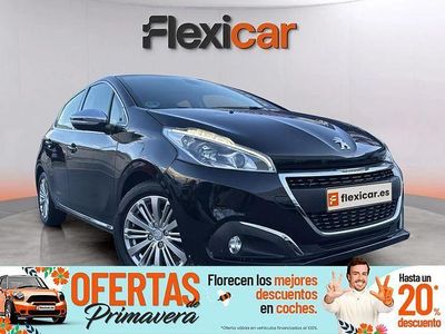 Usado Peugeot 208 Allure 82 CV (60 kW) 2018 Negro Utilitario