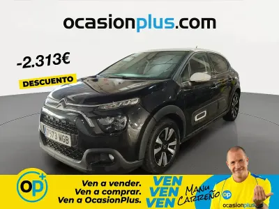 Usado Citroën C3 PureTech 110 CV (80 kW) 2023 Negro Utilitario