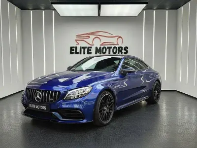 Käytetty Mercedes C63 AMG 476 HP (350 kW) 2019 Sininen Coupe - kaksiovinen