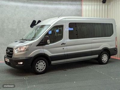 Gris Usado 2021 Ford Transit Familiar | 23.990 € (Un poco caro)