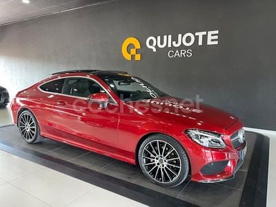 Granate Usado 2018 Mercedes C220 Coupe | 29.500 € (Precio justo)