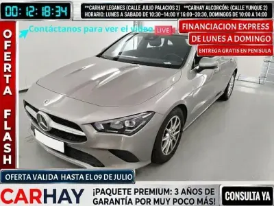 Usado Mercedes CLA180 Shooting Brake 136 CV (100 kW) 2020 Gris / plata Familiar