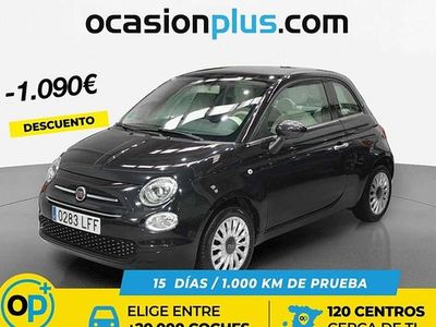 Usado Fiat 500 Lounge 69 CV (50 kW) 2020 Negro Utilitario