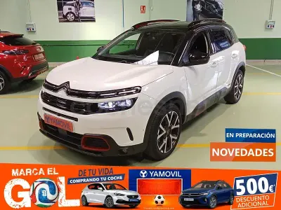 Usado Citroën C5 Aircross Shine 131 CV (96 kW) 2021 Blanco SUV