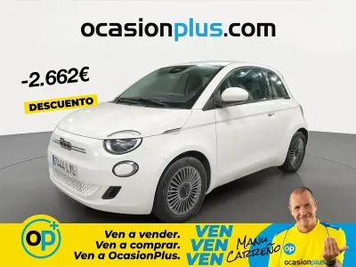 Usado Fiat 500e Icon 86 kW (118 CV) 2022 Blanco Utilitario