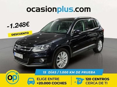 Negro Usado 2015 VW Tiguan Sportline SUV | 13.102 € (Precio justo)