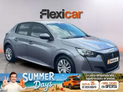 Usado Peugeot 208 Active 101 CV (74 kW) 2021 Gris Utilitario
