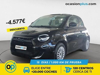 Negro Usado 2022 Fiat 500e Icon Utilitario | 12.290 € (Precio justo)