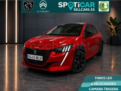 Usado Peugeot 208 GT 100 CV (73 kW) 2023 Rojo Utilitario