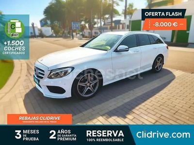 Blanco Usado 2016 Mercedes C220 AMG Familiar | 18.590 € (Buen precio)