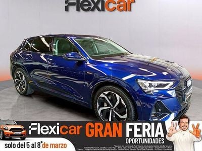 Usado Audi e-tron S-Line 300 kW (408 CV) 2021 Azul SUV