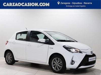 Usado Toyota Yaris Hybrid Active 100 CV (73 kW) 2019 Blanco Berlina