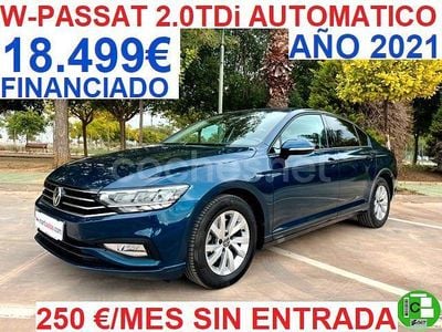Usado VW Passat 122 CV (89 kW) 2021 Azul Berlina