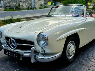 Usado Mercedes 190 105 CV (77 kW) 1961 Blanco Berlina