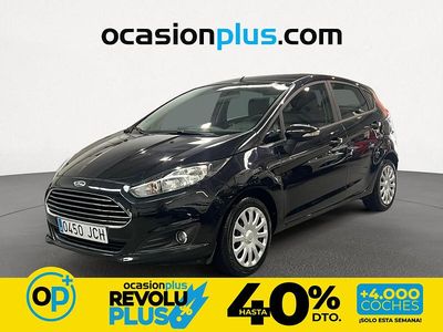 Usado Ford Fiesta Trend 82 CV (60 kW) 2015 Negro Utilitario
