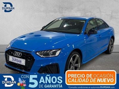 Usado Audi A4 S-Line 163 CV (119 kW) 2022 Azul Berlina