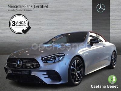 Gris / plata Usado 2023 Mercedes E220 Descapotable | 56.950 € (Un poco caro)