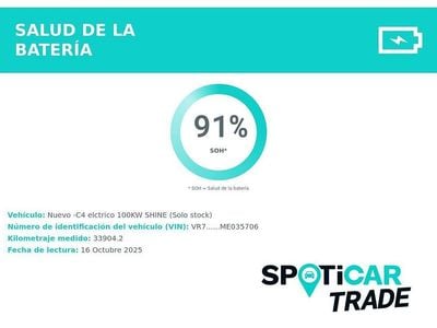 Usado Citroën e-C4 Shine 11 kW (15 CV) 2021 Azul