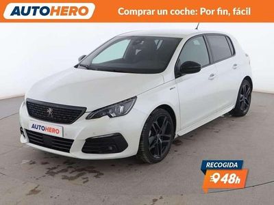 Usado Peugeot 308 GT-line 131 CV (96 kW) 2019 Blanco Berlina