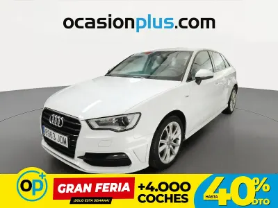 Usado Audi A3 S-Line 110 CV (80 kW) 2015 Blanco