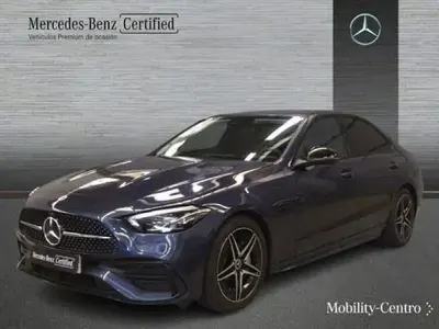 Usado Mercedes C200 163 CV (119 kW) 2025 Azul Berlina