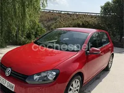 Usado VW Golf VI Sport 105 CV (77 kW) 2009 Rojo Utilitario
