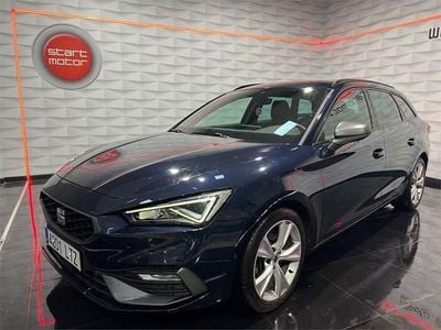 Amarilloasphalt blue Usado 2021 Seat Leon FR Familiar | 17.900 € (Un poco caro)