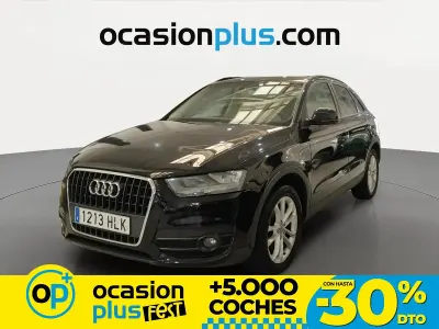 Begagnad Audi Q3 Advanced Plus 140 HK (102 kW) 2012 Svart SUV