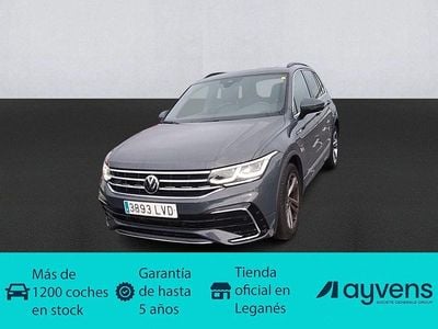 Usado VW Tiguan R-line 150 CV (110 kW) 2021 Gris SUV
