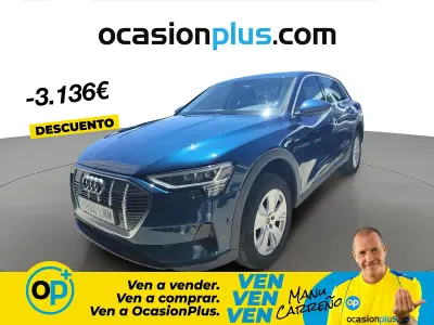 Usado Audi e-tron 300 kW (408 CV) 2021 Azul SUV